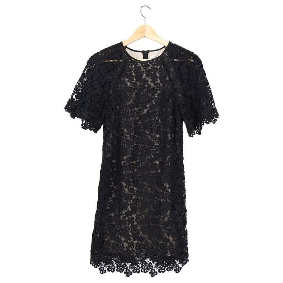ERDEM Black Guipure dress size 4 in EUC - Picture 3 of 7